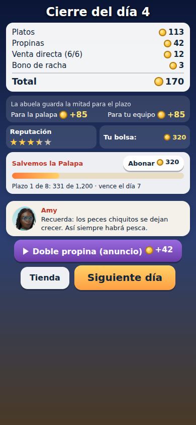 Captura de Arpón y Sazón