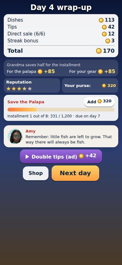 Dive & Dine screenshot