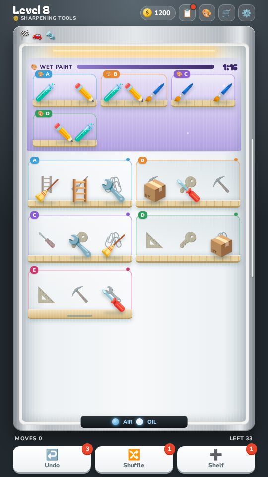 Workshop Sort screenshot