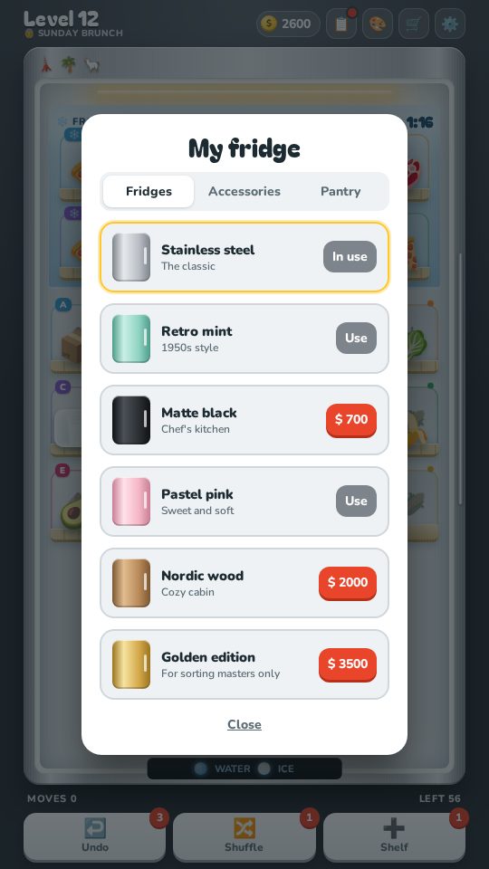 Fridge Sort screenshot