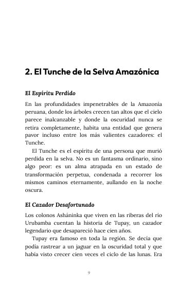 Historias de Terror Andino: página de muestra 3