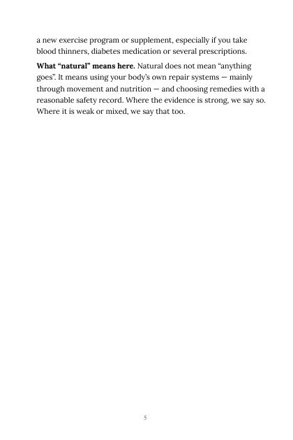 Natural Relief for Tendinitis After 60: página de muestra 2