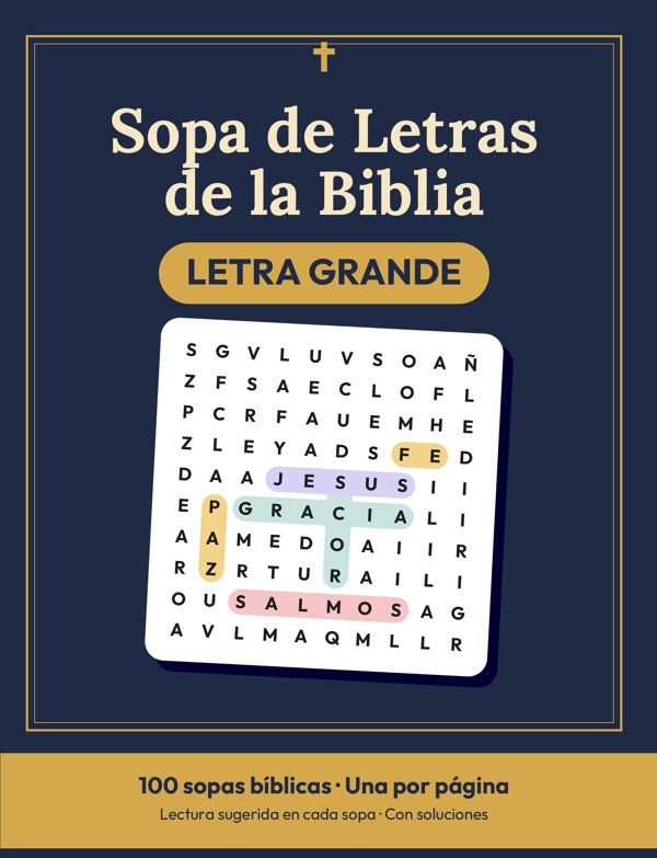 Sopa de Letras de la Biblia – Letra Grande